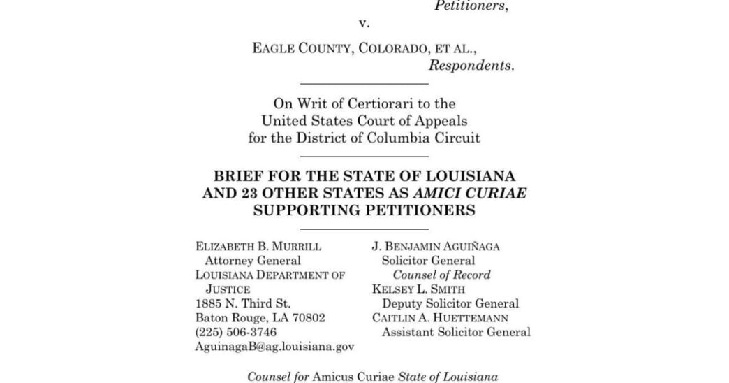 Twenty-three states ask Supreme Court to reverse energy-related decision | National