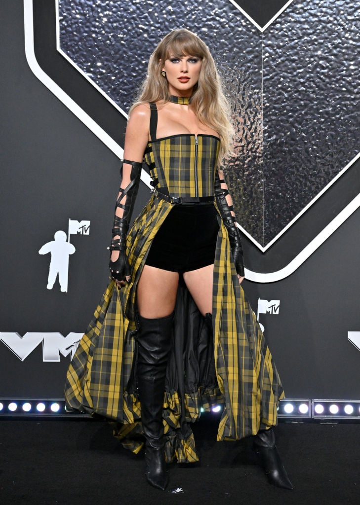 ELMONT, NEW YORK - SEPTEMBER 11: Taylor Swift attends the 2024 MTV Video Music Awards at UBS Arena on September 11, 2024 in Elmont, New York. (Photo by Axelle/Bauer-Griffin/FilmMagic) Getty Images