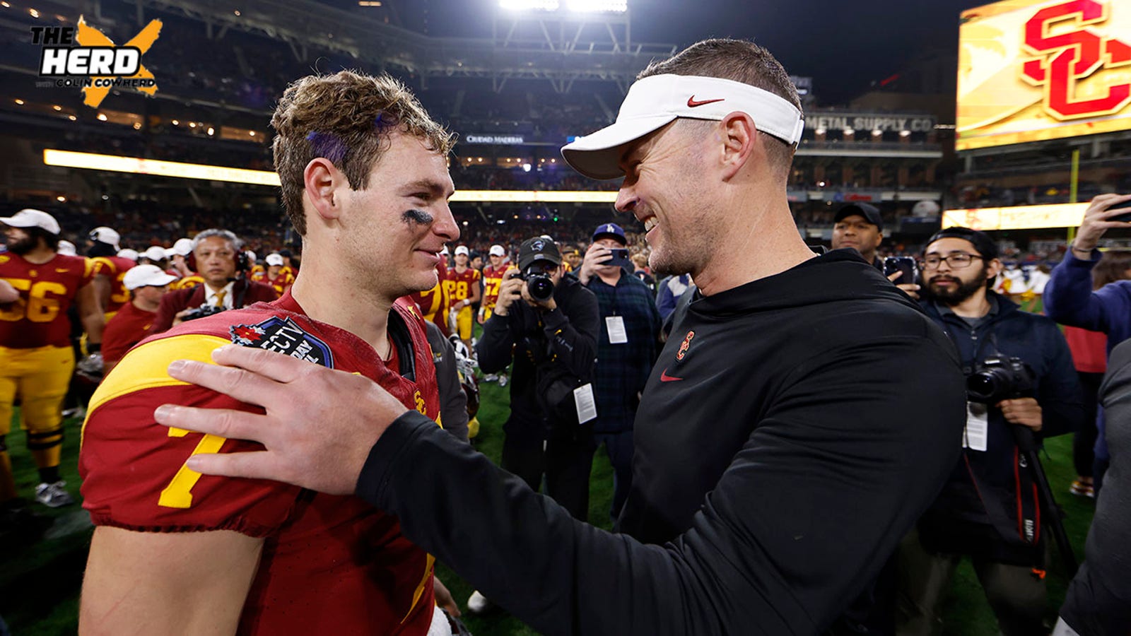 Lincoln Riley talks USC-Michigan, Miller Moss' development