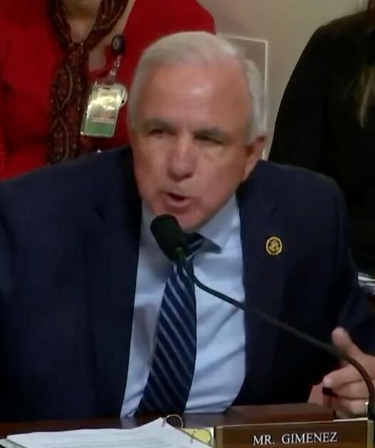 Gimenez calls out Democrat witness for alleged racist comments | National