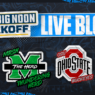 Marshall vs. No. 3 Ohio State: Everything to know ahead of 'Big Noon Kickoff'