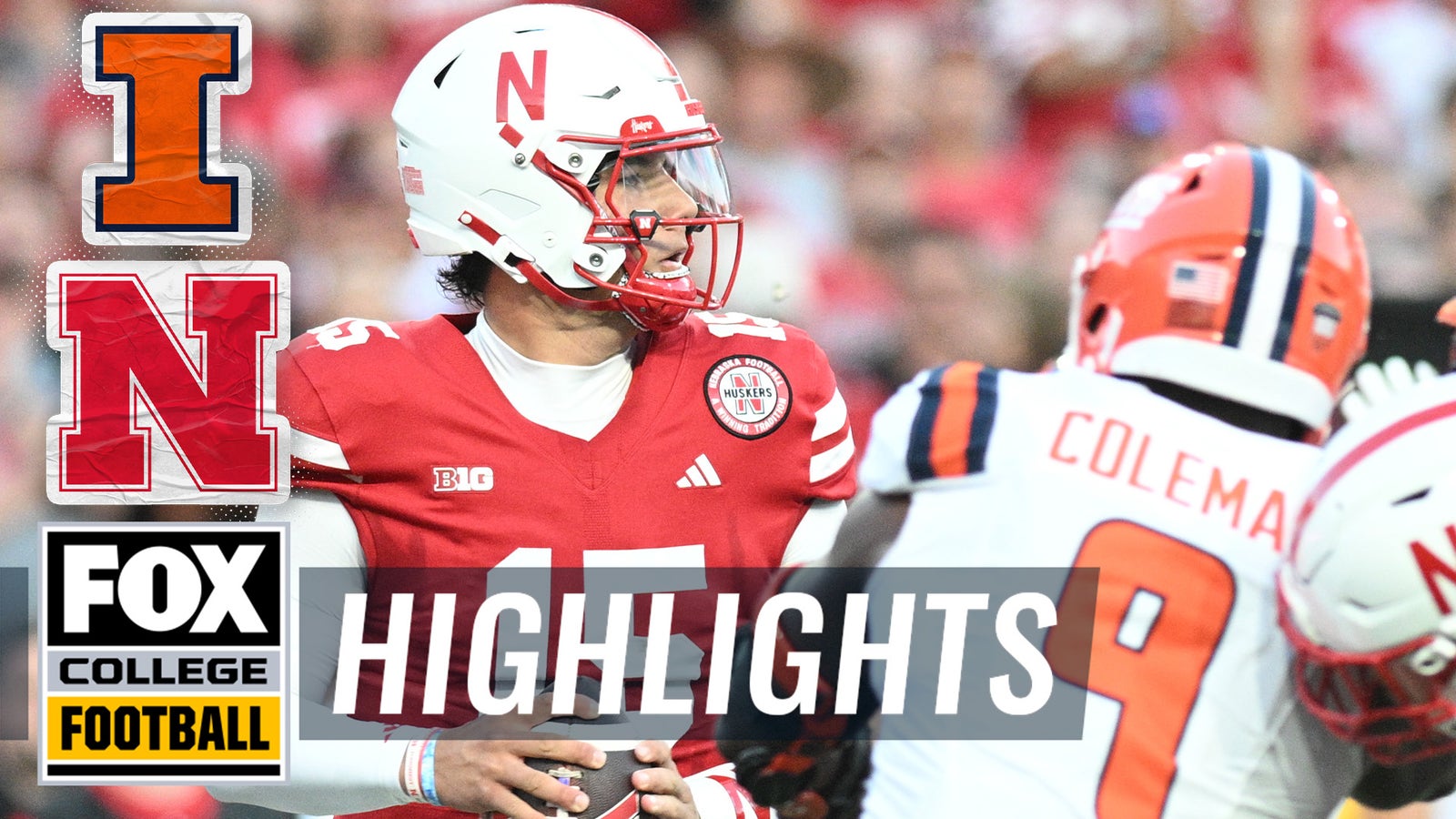 No. 24 Illinois Fighting Illini vs. No. 22 Nebraska Cornhuskers Highlights