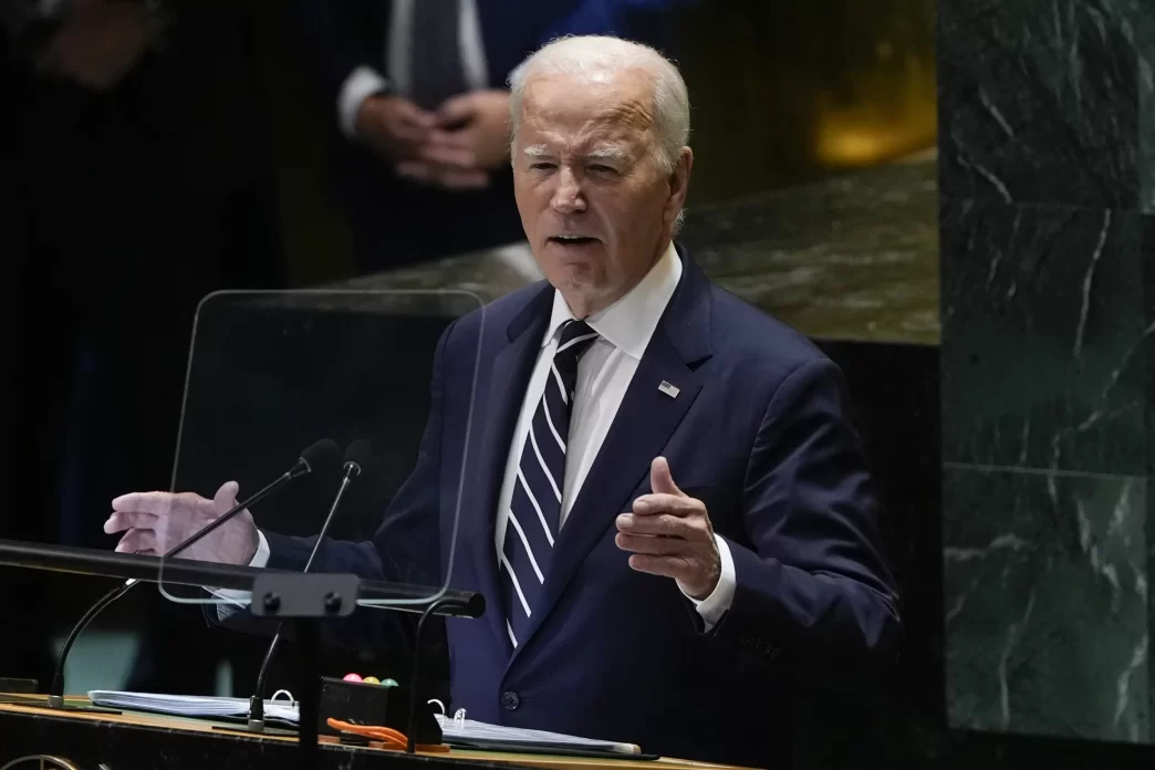 A weak and delusional Biden at the UN