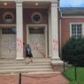 Anti-Israel Protesters at UNC Vandalize ROTC Building, Fraternity Brothers Clean Up After Them