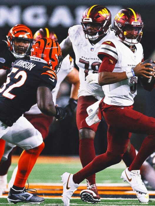 Jayden Daniels nearly flawless for Commanders in 38-33 win over Bengals