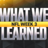 NFL Week 3: Cowboys aren't contenders; what we learned from Sunday games