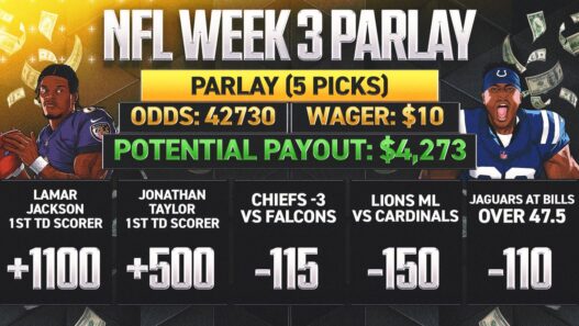 NFL Week 3 odds: 'Woulda, Coulda, Shoulda' parlay; five bets that would've won big