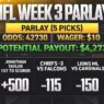 NFL Week 3 odds: 'Woulda, Coulda, Shoulda' parlay; five bets that would've won big