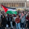 Pro-Hamas Students Block Entry To Campus, Vandalize Statue on First Day of Classes