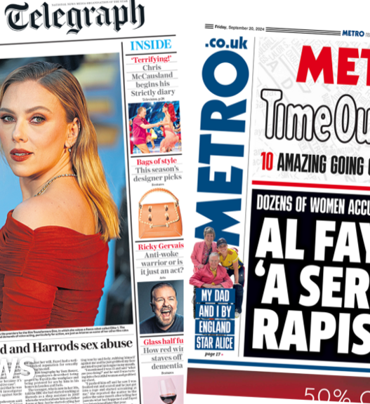 Starmer 'in control' and 'Al Fayed rape scandal'