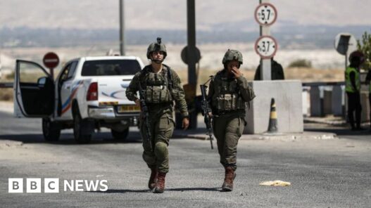 Three killed in attack at West Bank-Jordan border, Israel says