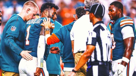 Tua Tagovailoa exits with concussion in Dolphins vs. Bills