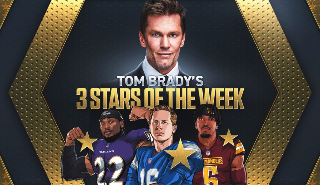 Tom Brady's 3 Stars of Week 4, including Lions' Jared Goff