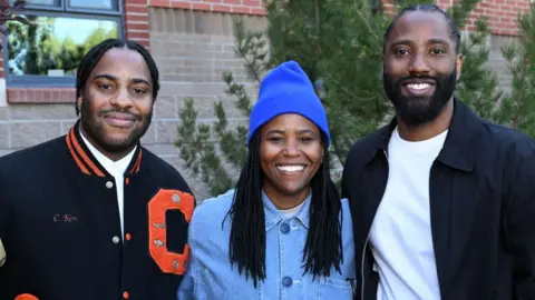 gett Malcolm Washington, Katia Washington and John David Washington attends a screening of "The Piano Lesson" at the Telluride Film Festival on August 31, 2024 in Telluride, Colorado