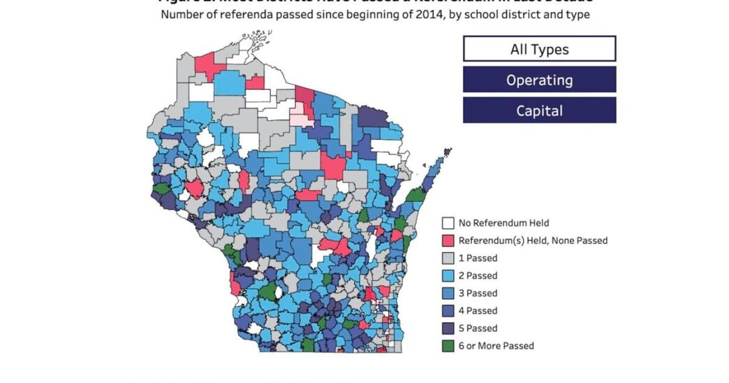 Taxpayers face 137 school referendum questions across Wisconsin on Nov. 5 | Wisconsin