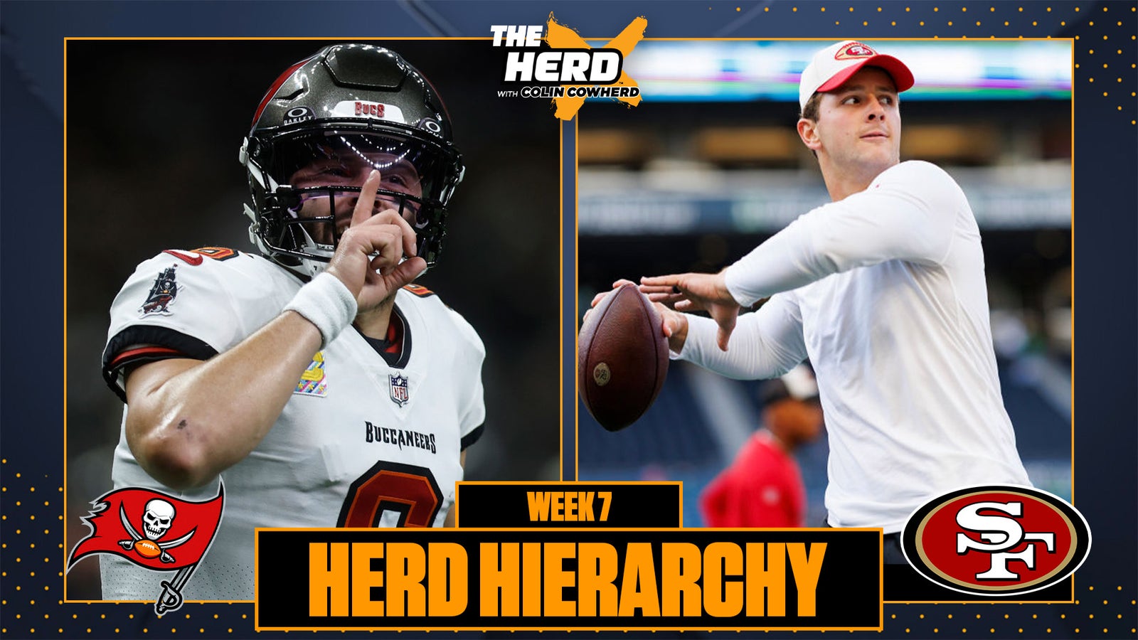 Herd Hierarchy: Bucs hop in, 49ers make their return in Colin's Top 10 of Week 7