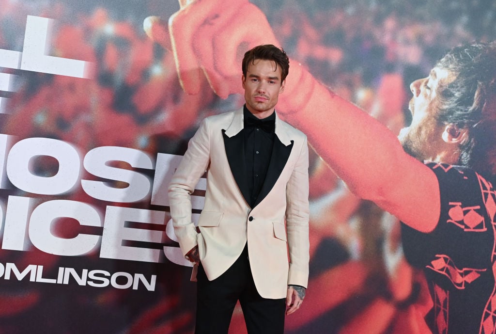 LONDON, ENGLAND - MARCH 16: Liam Payne arrives at the "All Of Those Voices" UK Premiere at Cineworld Leicester Square on March 16, 2023 in London, England. (Photo by Kate Green/Getty Images)