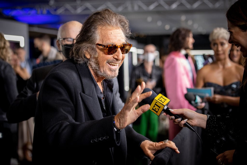 LOS ANGELES, CALIFORNIA - NOVEMBER 18: Al Pacino attends the Los Angeles premiere of MGM's 'House of Gucci' at Academy Museum of Motion Pictures on November 18, 2021 in Los Angeles, California. (Photo by Emma McIntyre/WireImage) Getty Images