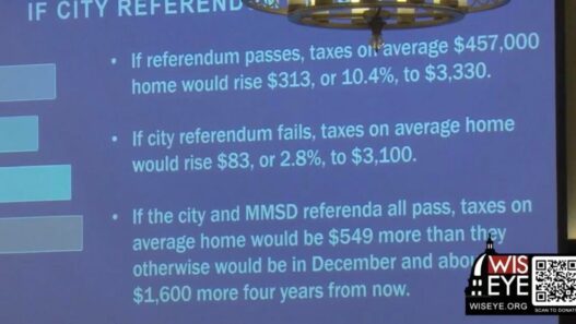 Madison referenda could lead to $1,600 tax increase on average $457K home | Wisconsin