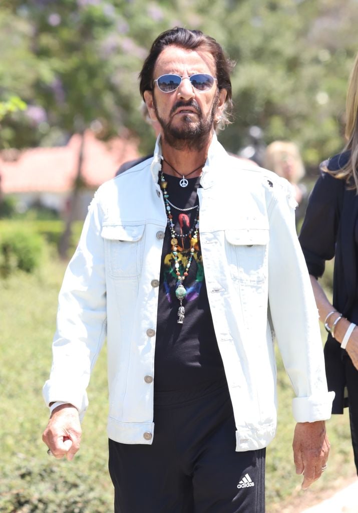 LOS ANGELES CA - JULY 7: Ringo Starr is seen on his 81st birthday on July 7, 2021 in Los Angeles, California. (Photo by APEX/MEGA/GC Images) Getty Images