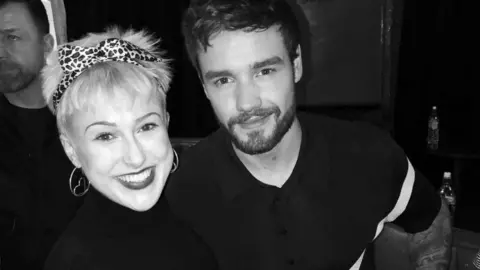 Reporter Bonnie McLaren and Liam Payne