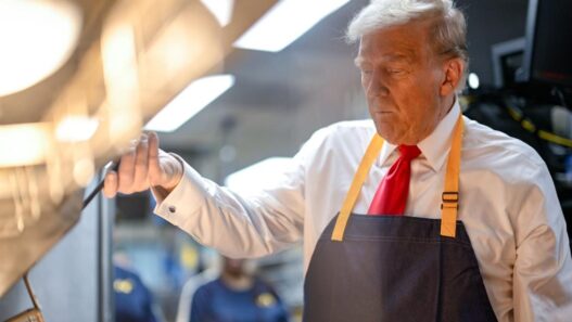 Trump mans the fryer at Pennsylvania McDonald's | Pennsylvania