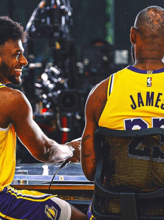 Ken Griffey Sr. and Jr. will be at Lakers' opener to see LeBron and Bronny James