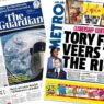 '£25bn tax bomb' and 'Tory fight veers right'