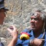 Aboriginal protester arrested outside Sydney Opera House