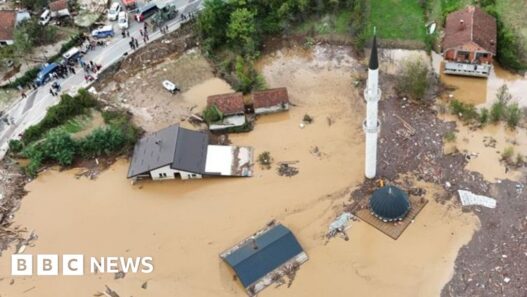 Bosnia floods and landslides leave 19 dead