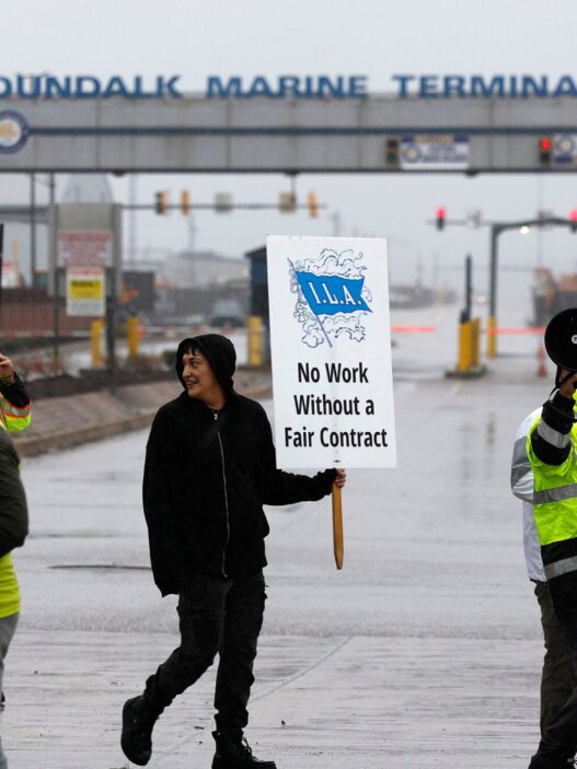 Dockworkers Launch Massive Strike 5 Weeks Before Election Day