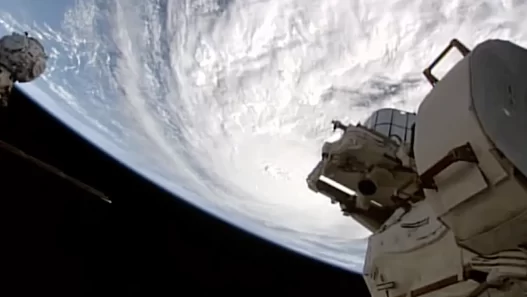 Hurricane Milton destroys domed roof of Tropicana Field