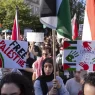 Jewish and anti-Israel students protest at Columbia on Oct. 7 anniversary