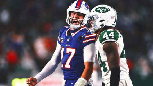 Josh Allen and Bills overcome Aaron Rodgers' Hail Mary to beat Jets 23-20