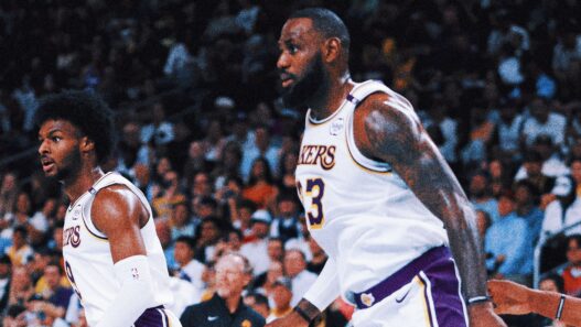 Lebron James, Bronny become first-ever father-son duo to play together in NBA game