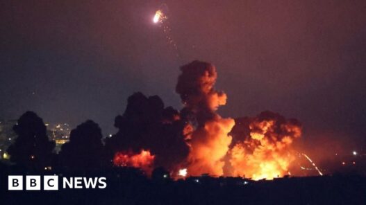 Massive blasts in Beirut after renewed Israeli air strikes