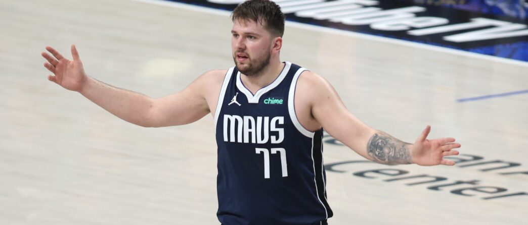 Mavericks’ Luka Dončić Wins $100,000 Bet After Teammate Dereck Lively II Challenges Him To Hit Full-Court Shot