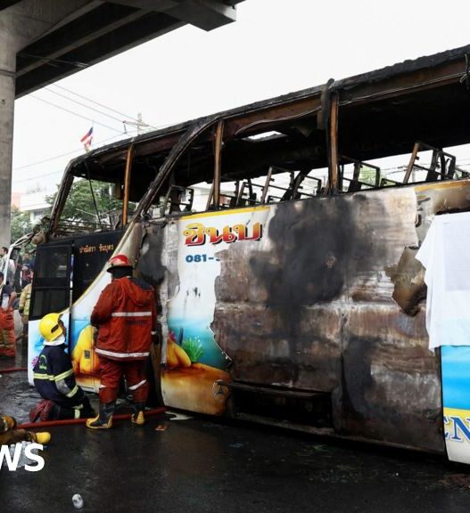 More than 20 children feared dead in Thailand bus crash