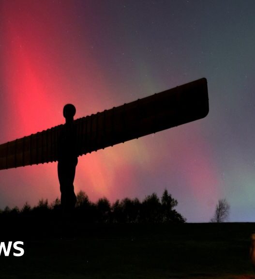 Northern Lights shimmer over UK in stunning photos