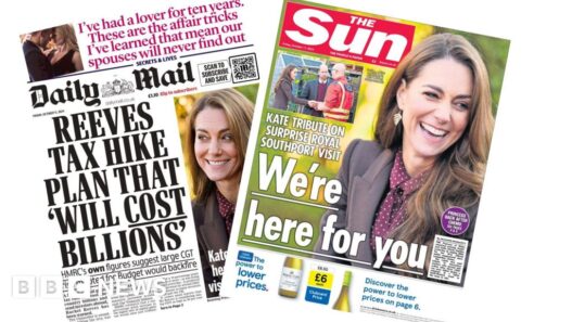 Tax hike plans and Kate's 'surprise' visit