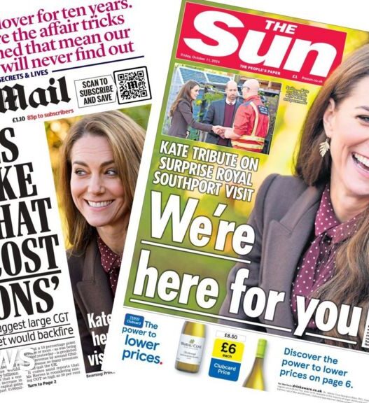 Tax hike plans and Kate's 'surprise' visit