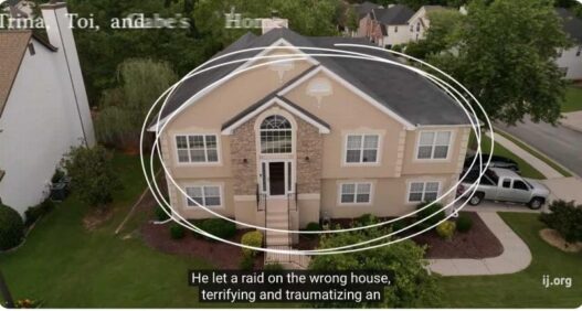 The FBI raids the wrong house