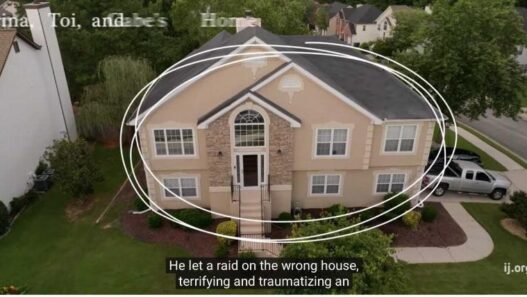 The FBI raids the wrong house