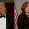 Trump and Harris trade charity dinner barbs