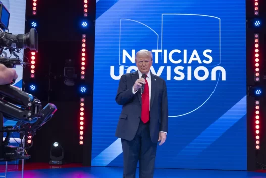 Trump tones down immigration rhetoric during Univision town hall