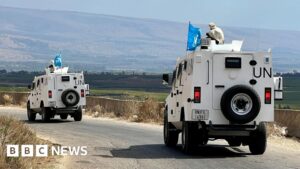 UN says Israeli tanks forced entry to its position in south Lebanon as Netanyahu tells peacekeepers to leave