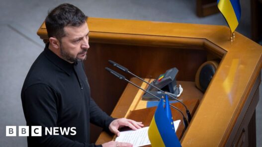 Zelensky presents 'victory plan' to Ukrainian parliament